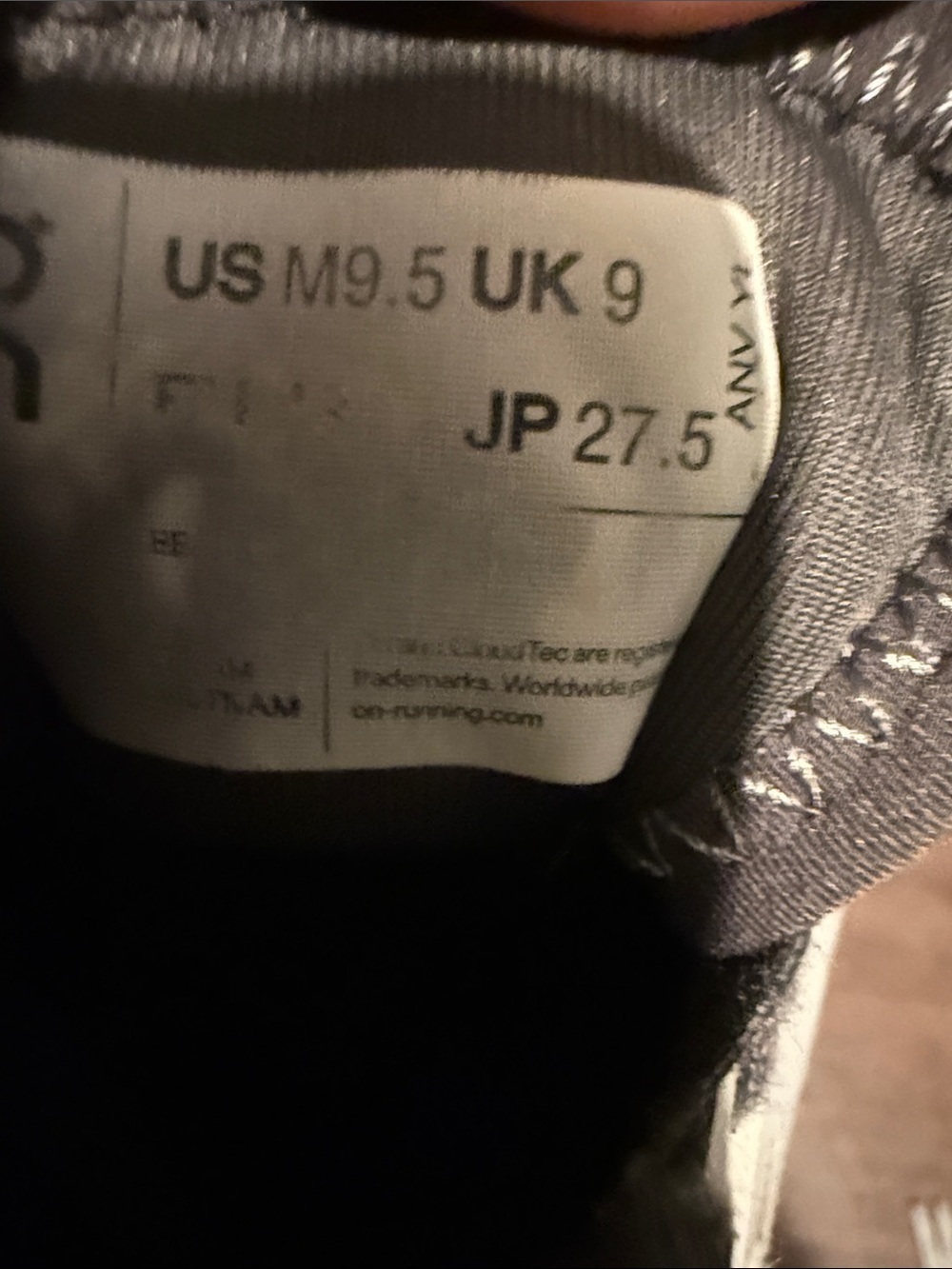 On Cloud X 3 Glacier Iron Men's Training Shoes 9.5 Gray Blue - Picture 7 of 13